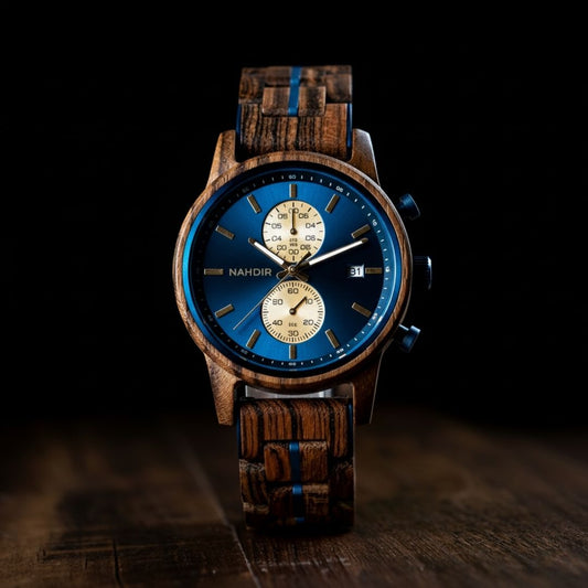 Orologio Da Uomo Legno D'acero Con Quadranti Swarovski Jonathan Orologio Da Uomo Legno D'acero Con Quadranti Swarovski Jonathan